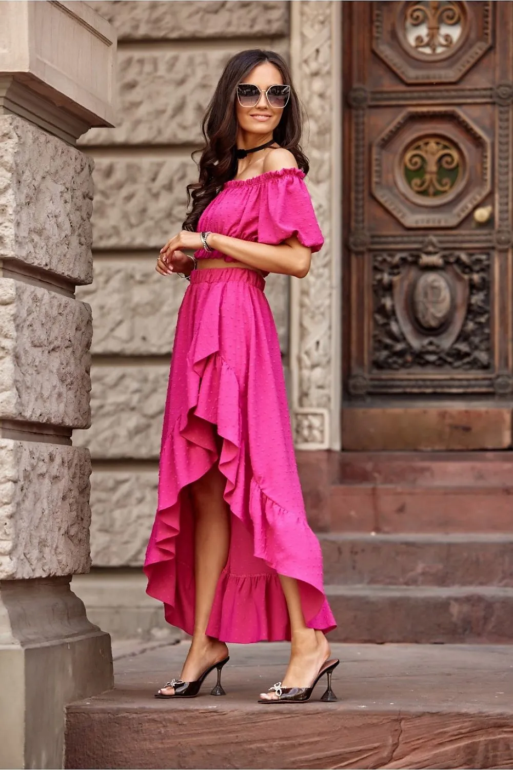 Exposed Shoulder Frill Set
