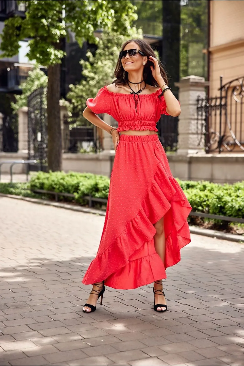 Exposed Shoulder Frill Set