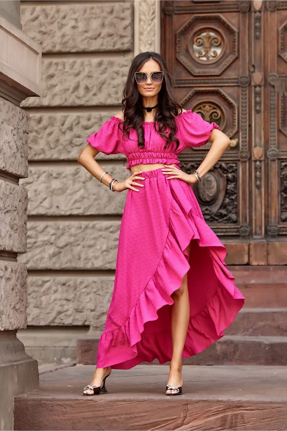 Exposed Shoulder Frill Set