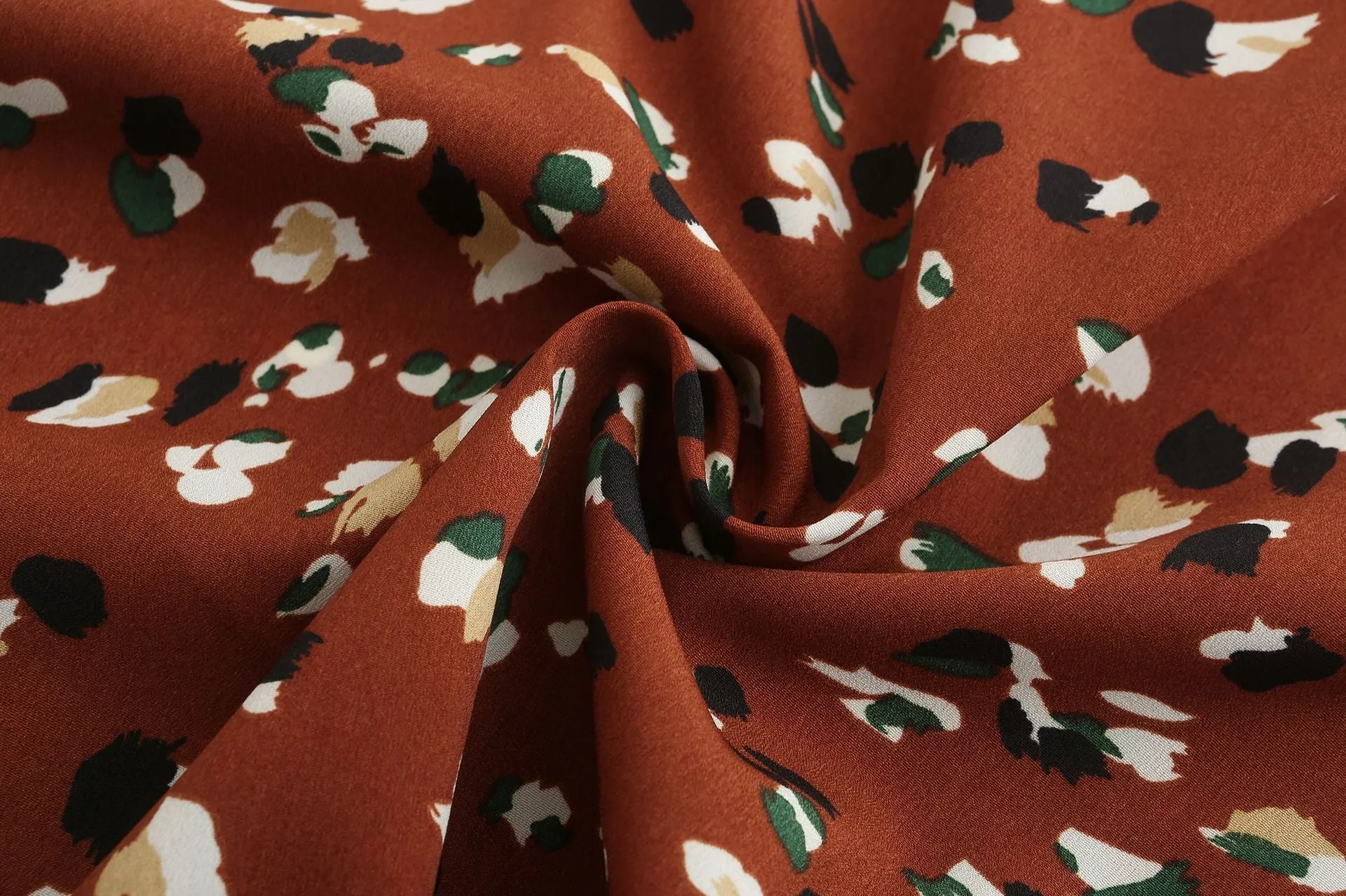 Fashion Irregular Floral High Waist Skirt