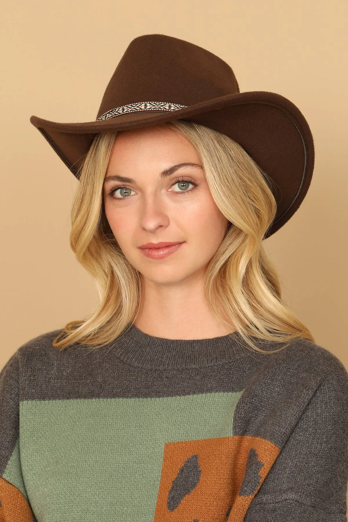 FEDORA CLASSIC TRIBAL BAND HAT