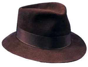 Fedora Deluxe Brown Large