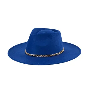 Fedora Hat with Chain