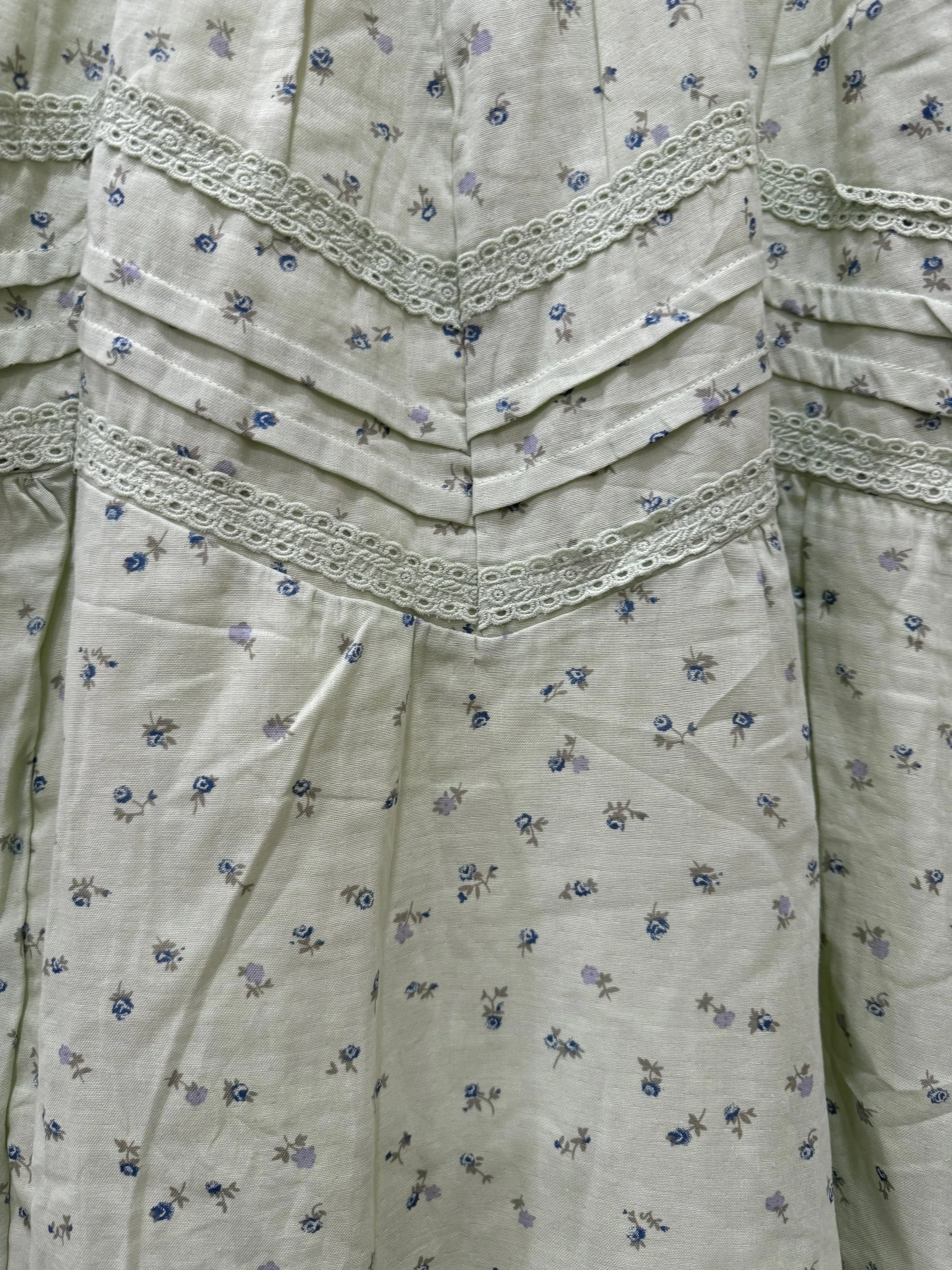 Floral Embroidered Skirt