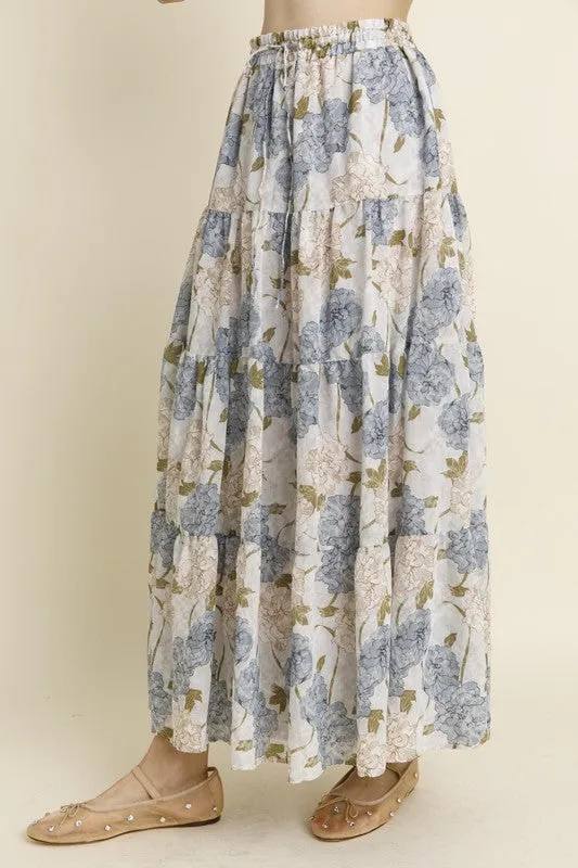 Floral Maxi Skirt