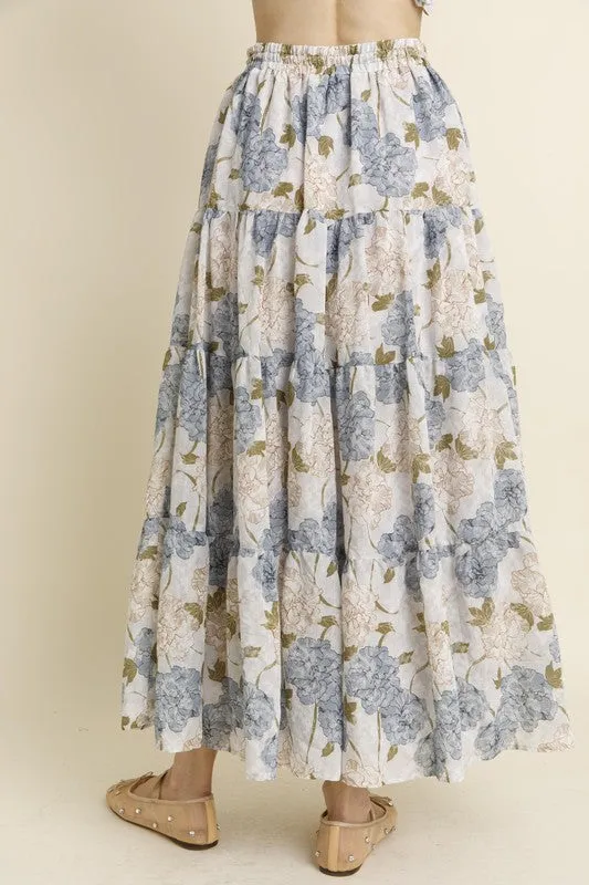 Floral Maxi Skirt