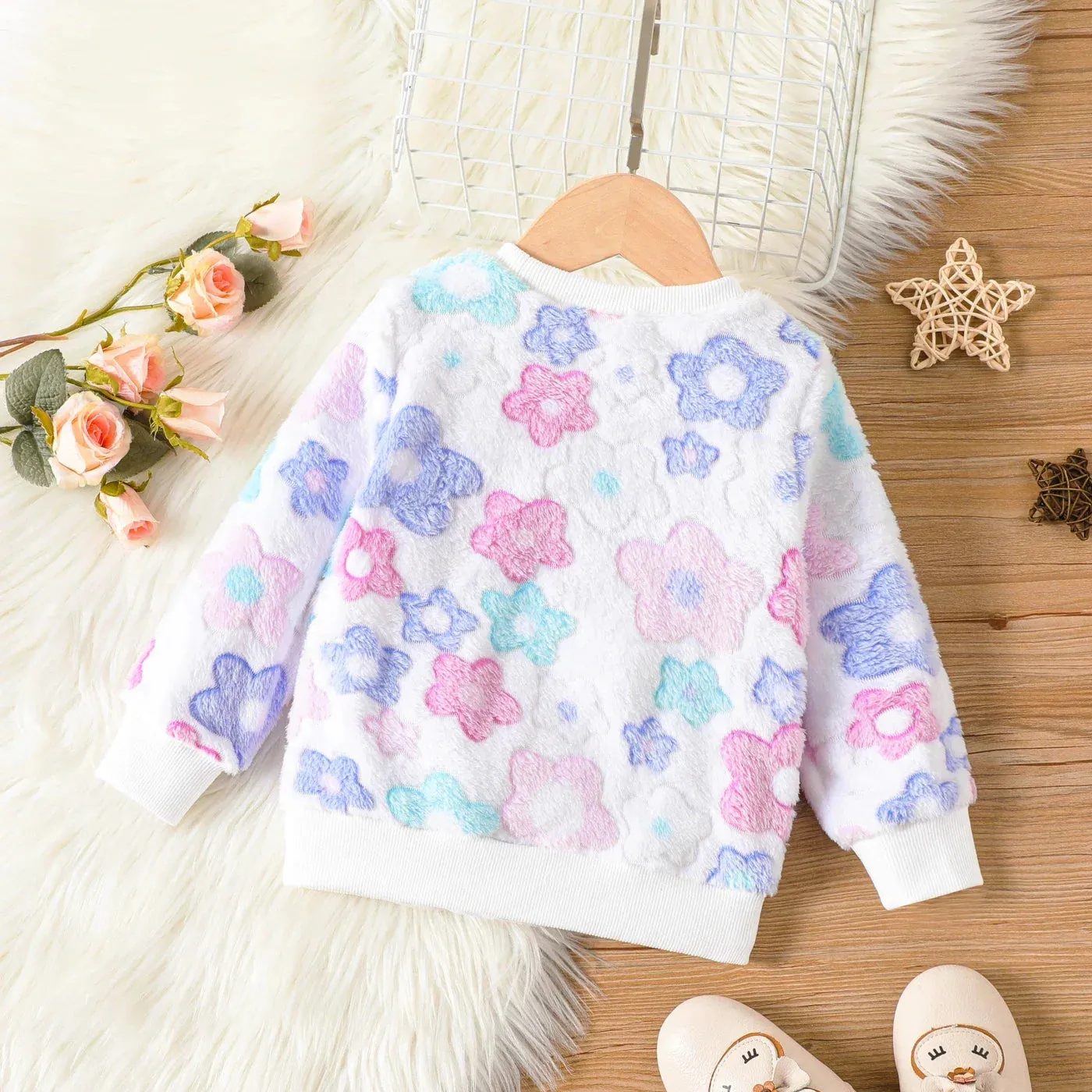Flower Fleece Jumper