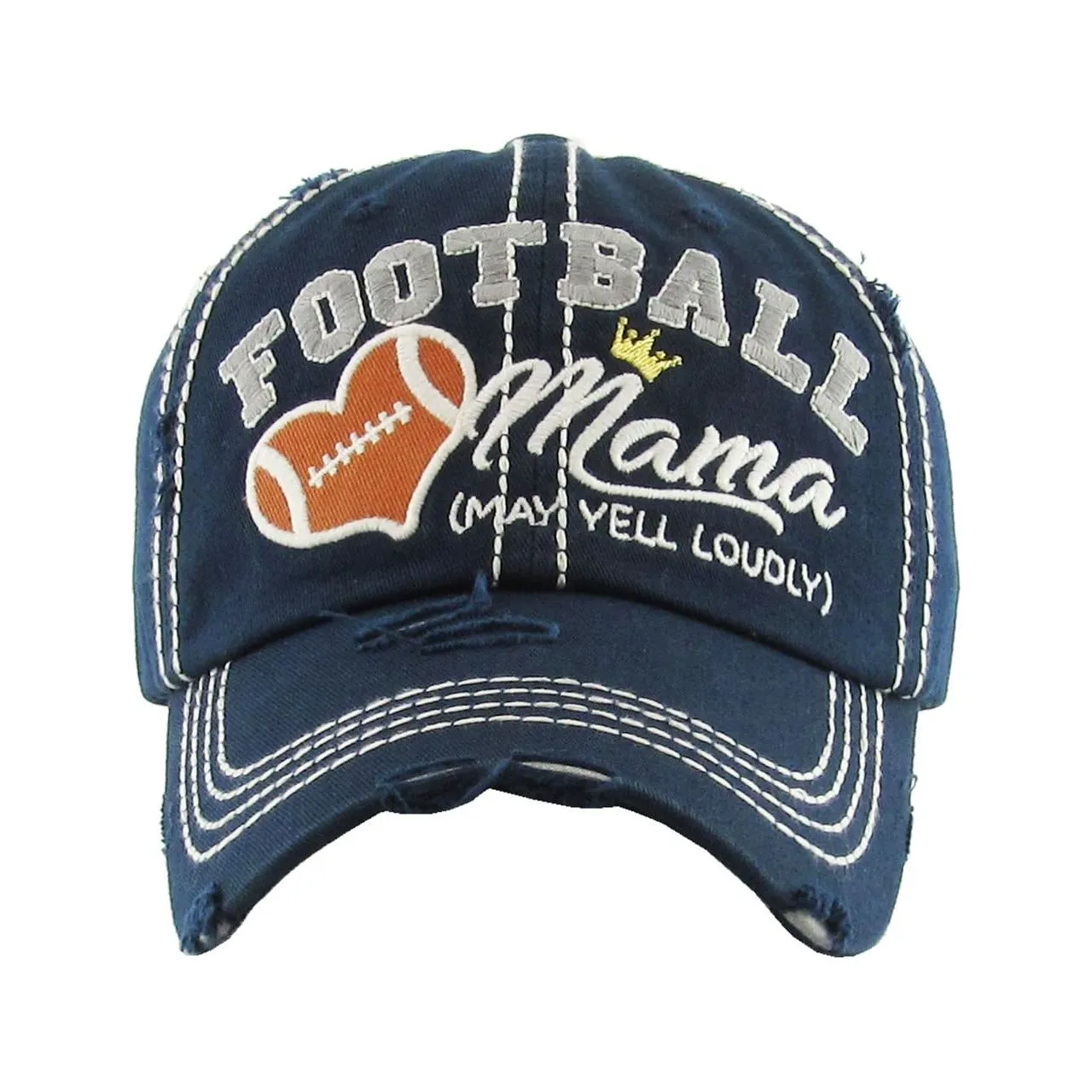 Football Mama Baseball Cap
