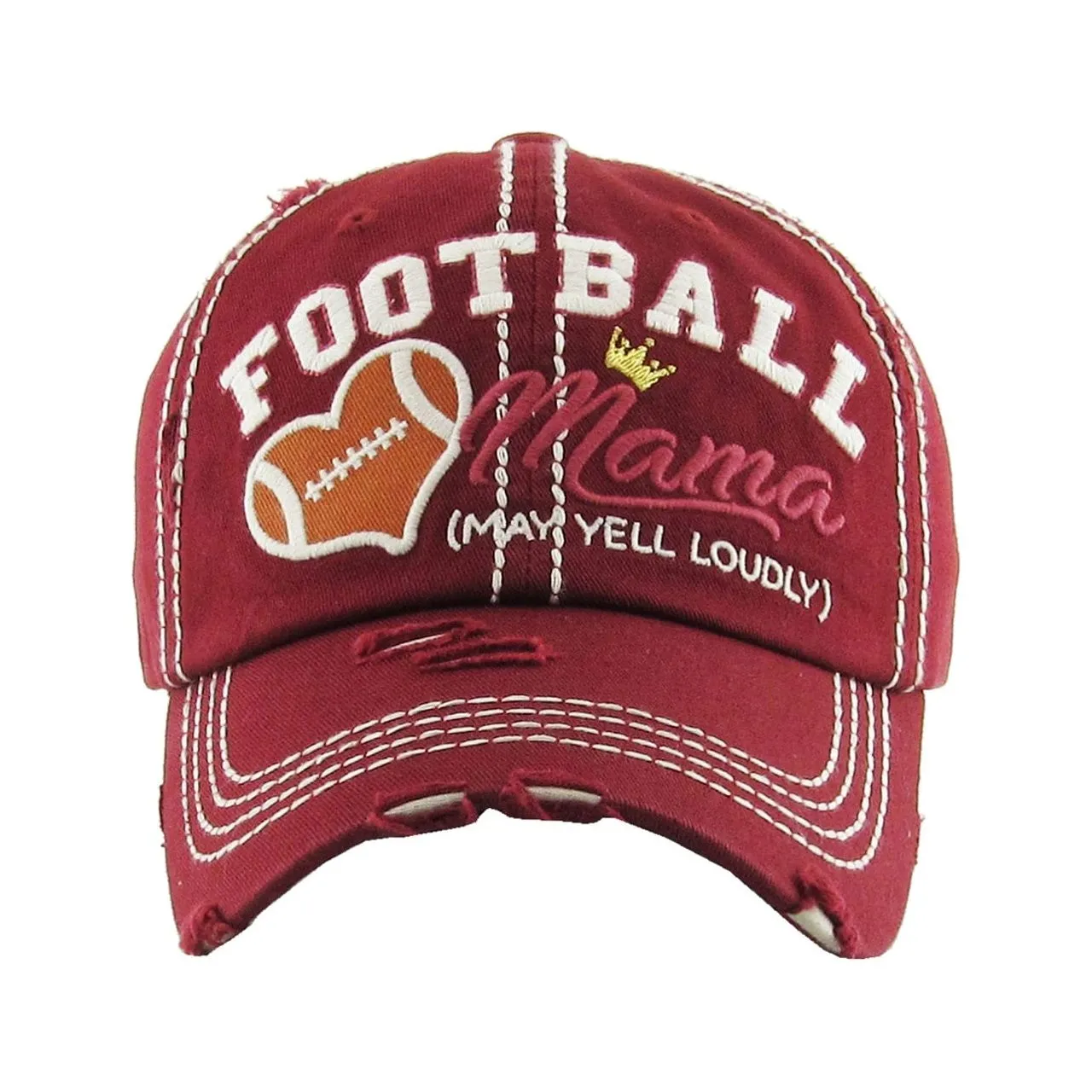 Football Mama Baseball Cap