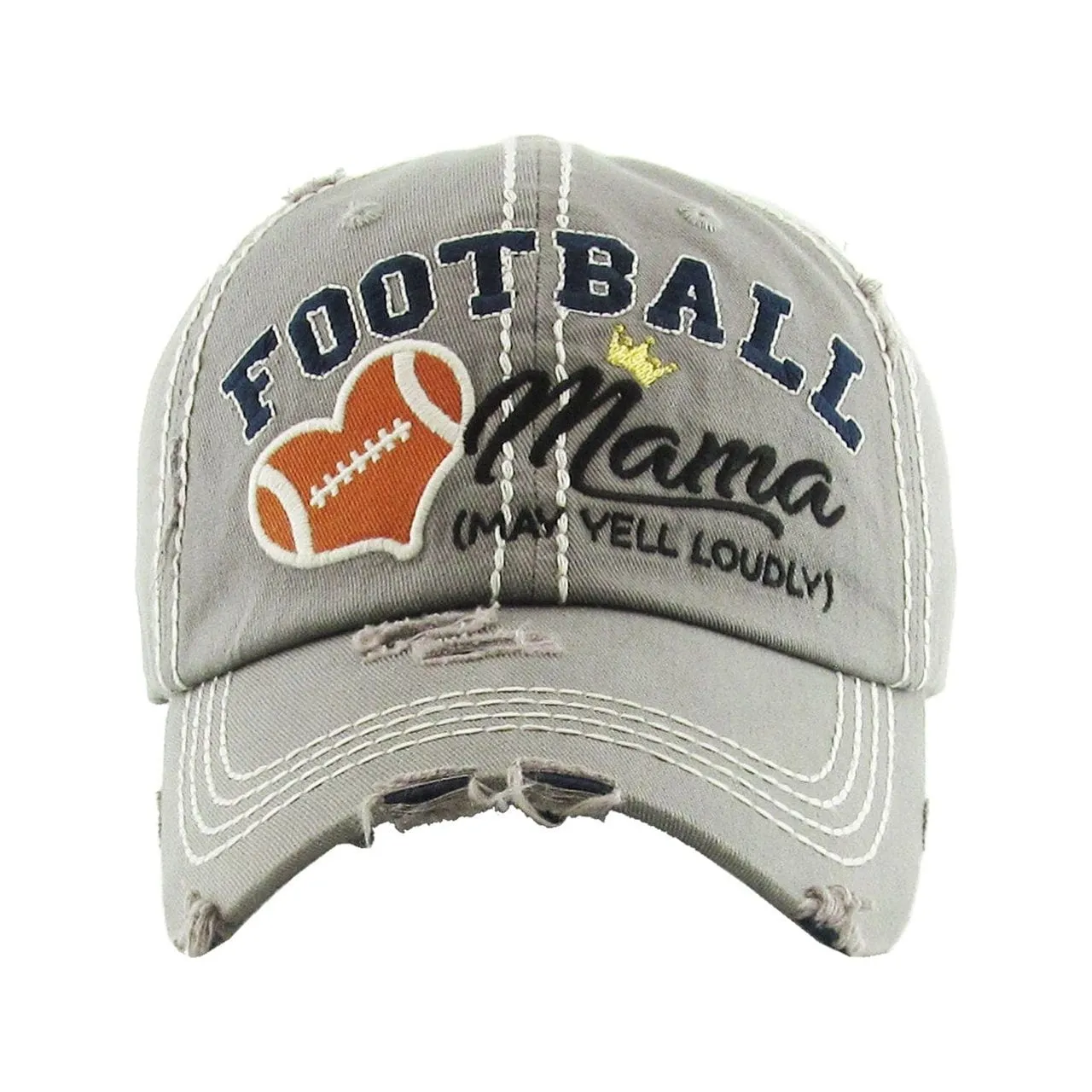 Football Mama Baseball Cap