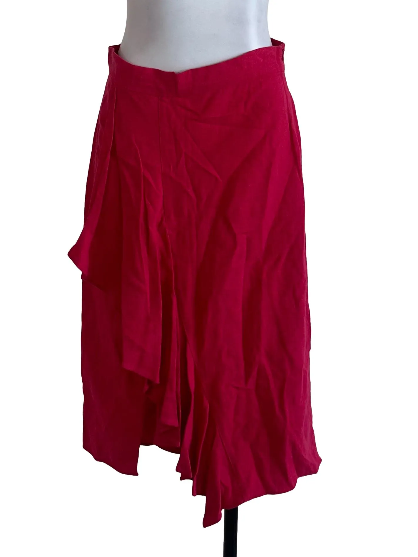 Fushia Pink Plain Skirt