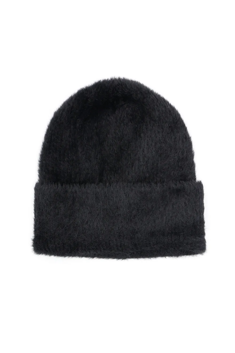 Fuzzy Solid Beanie