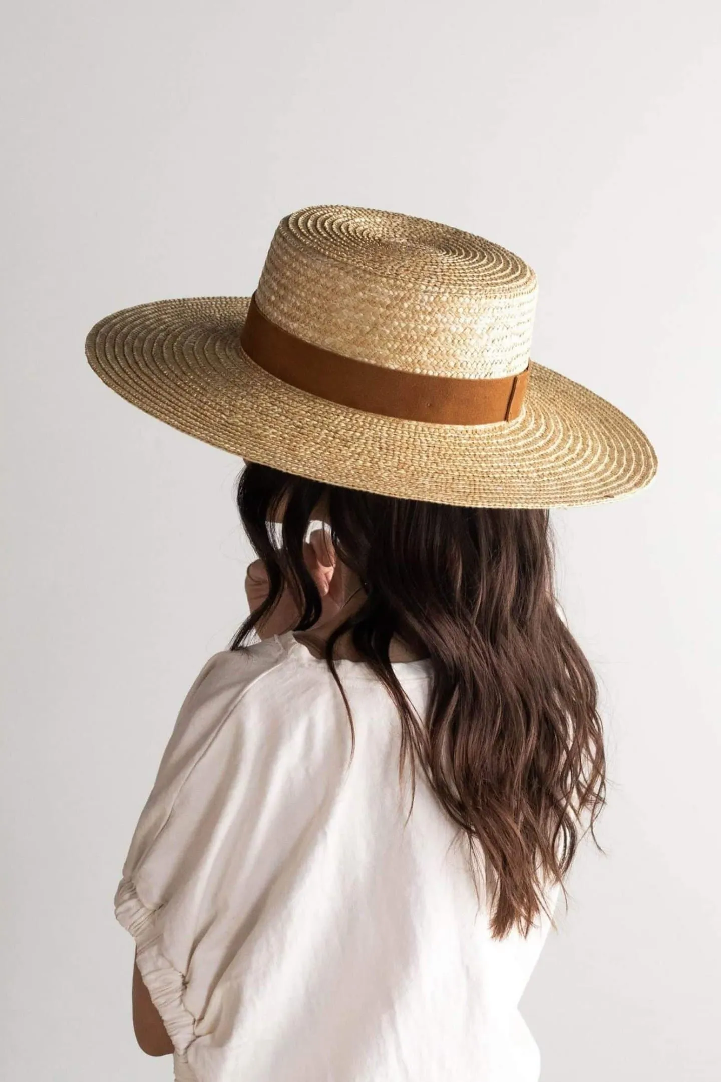 Gigi Pip Capri Boater Straw Hat *FINAL SALE*