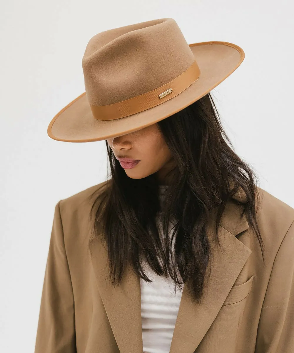 Gigi Pip Monroe Brown Hat