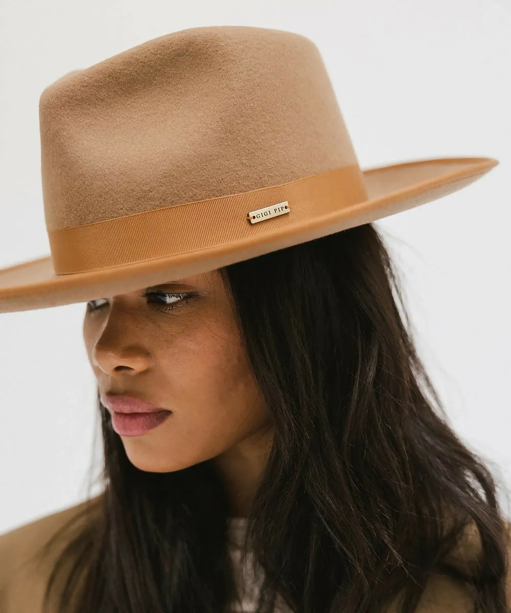 Gigi Pip Monroe Brown Hat