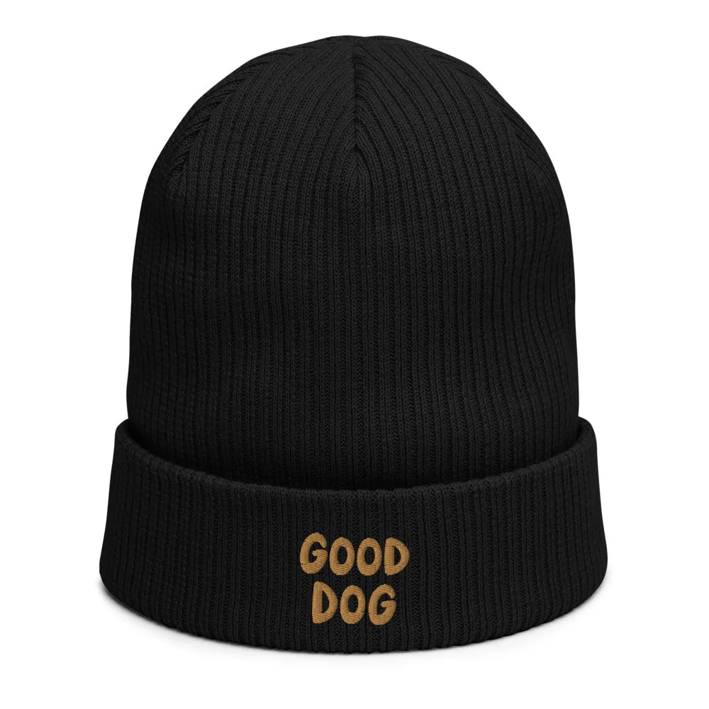 Good Dog Organic Ribbed Beanie