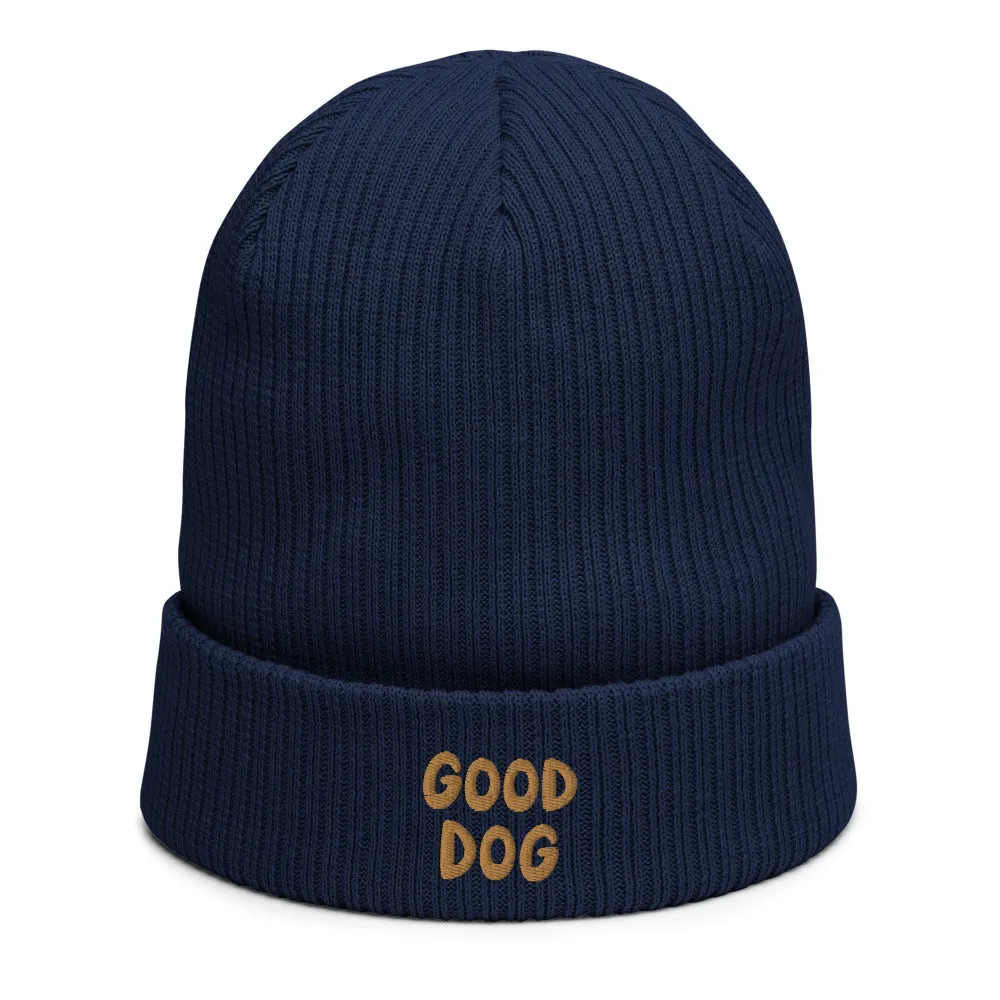 Good Dog Organic Ribbed Beanie