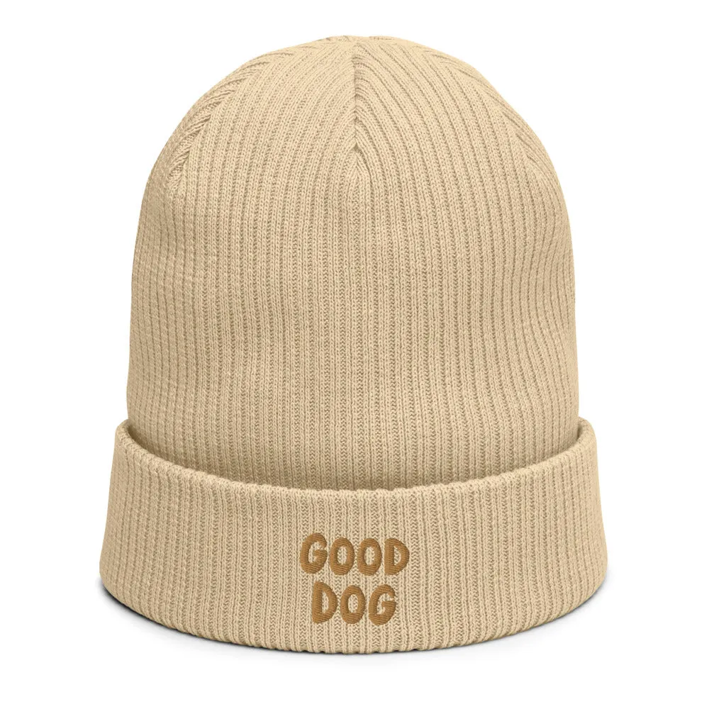 Good Dog Organic Ribbed Beanie