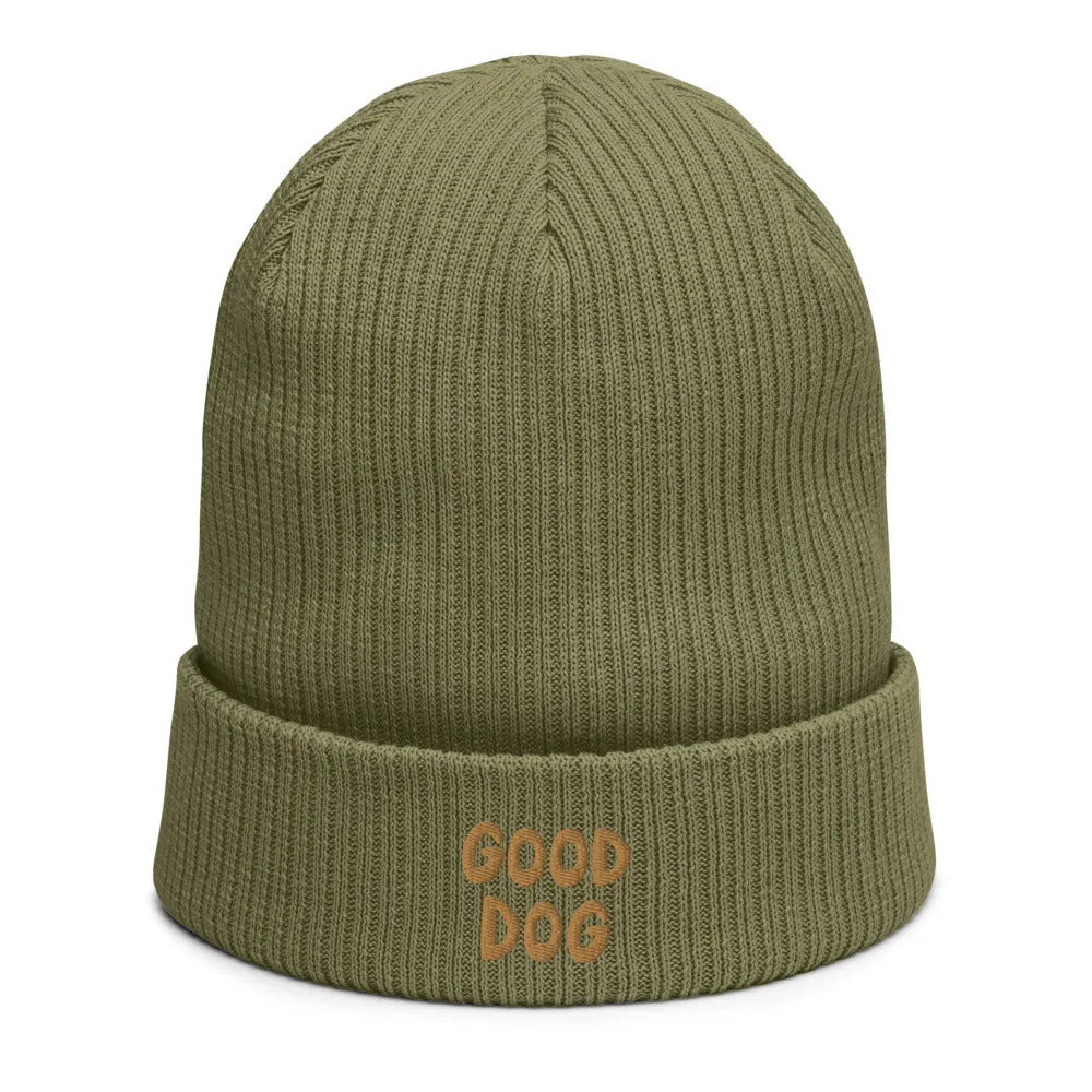 Good Dog Organic Ribbed Beanie