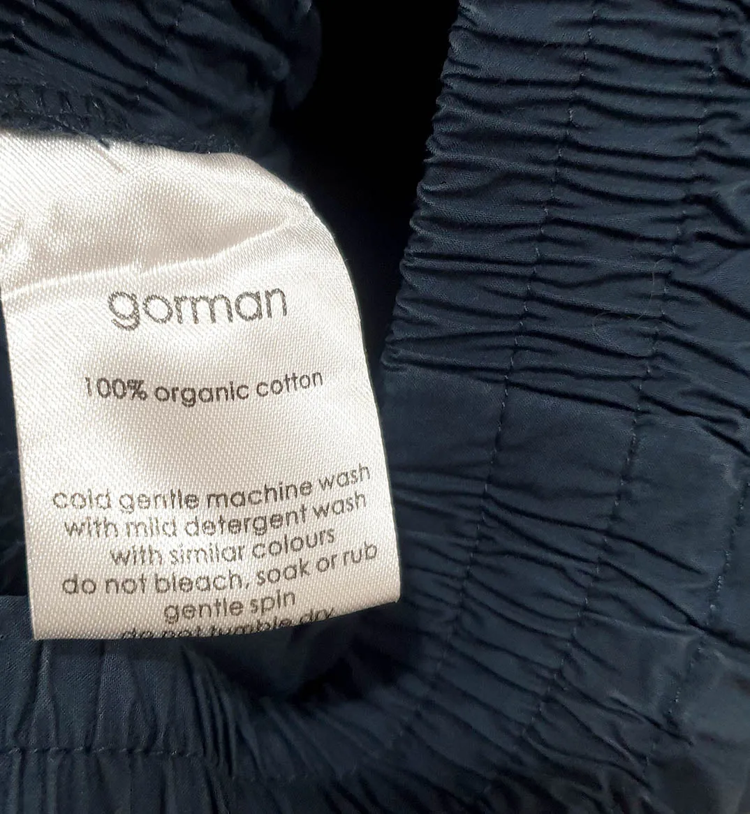 Gorman navy asymmetrical tiered skirt size 16