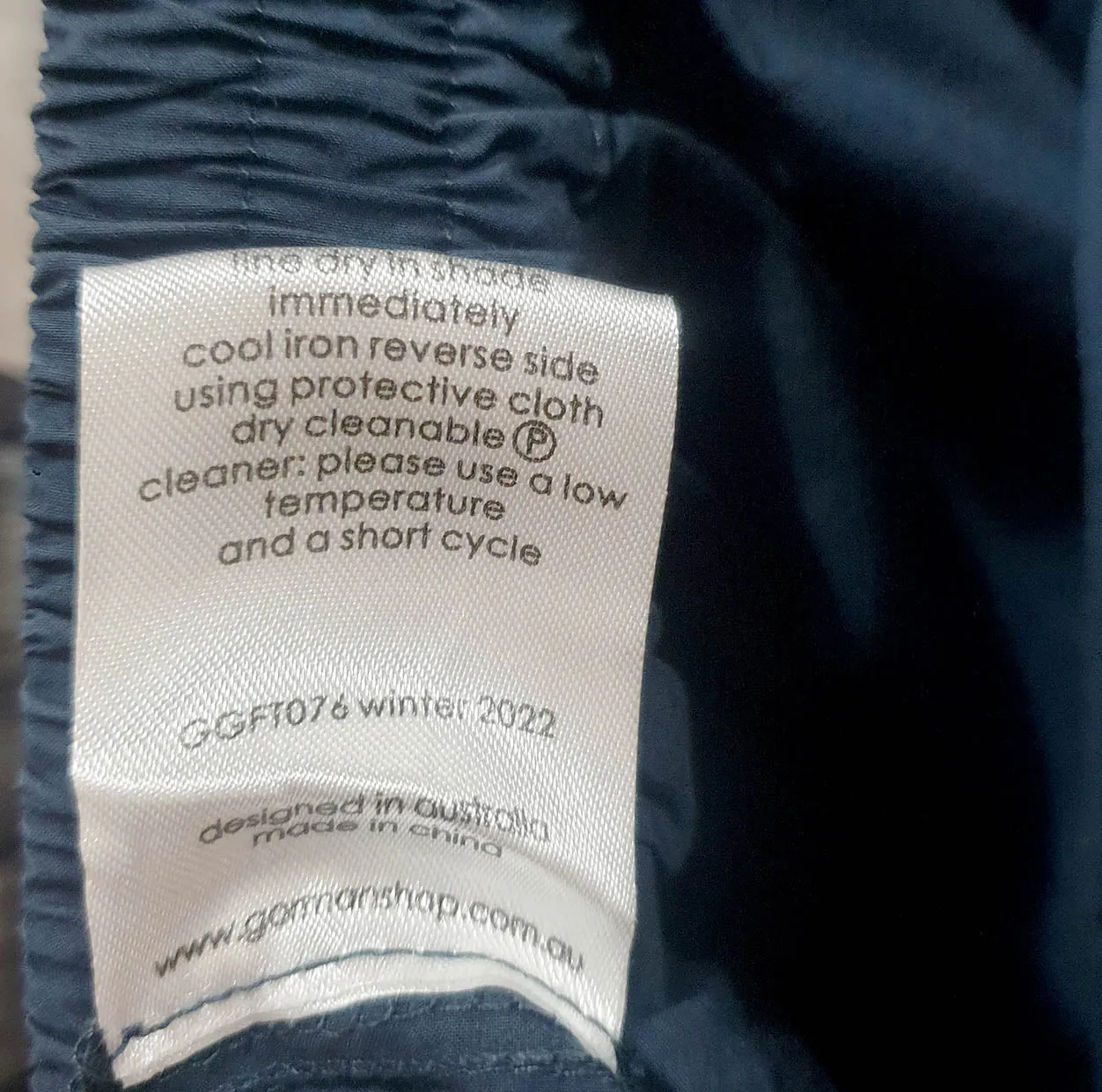 Gorman navy asymmetrical tiered skirt size 16