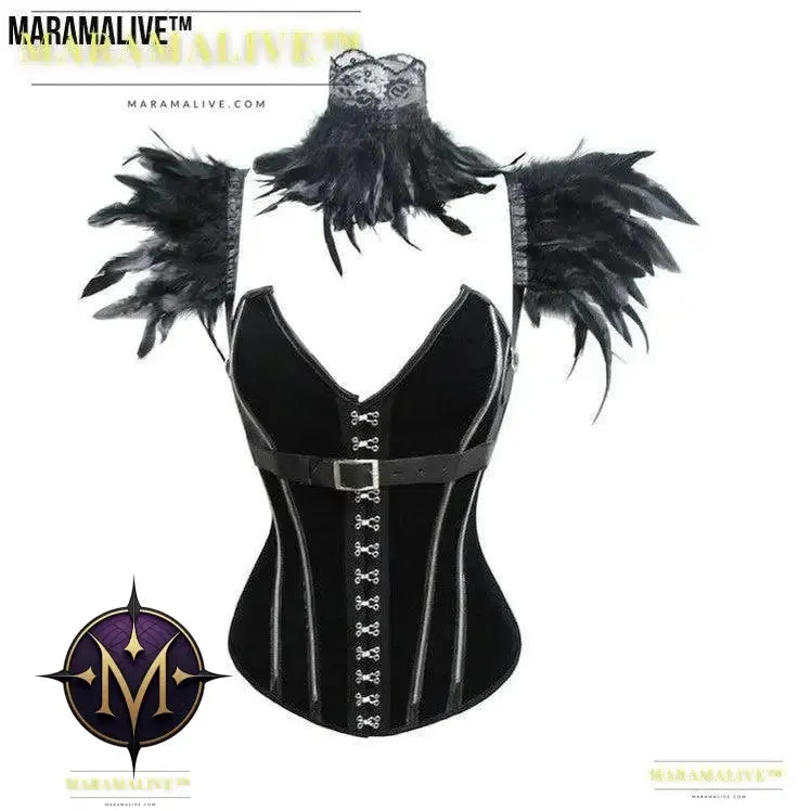 Gothic Floor-Length Skirt Punk Dark Stage Catwalk Maramalive™