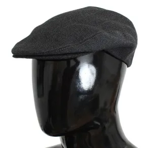 Gray Wool Newsboy Cap