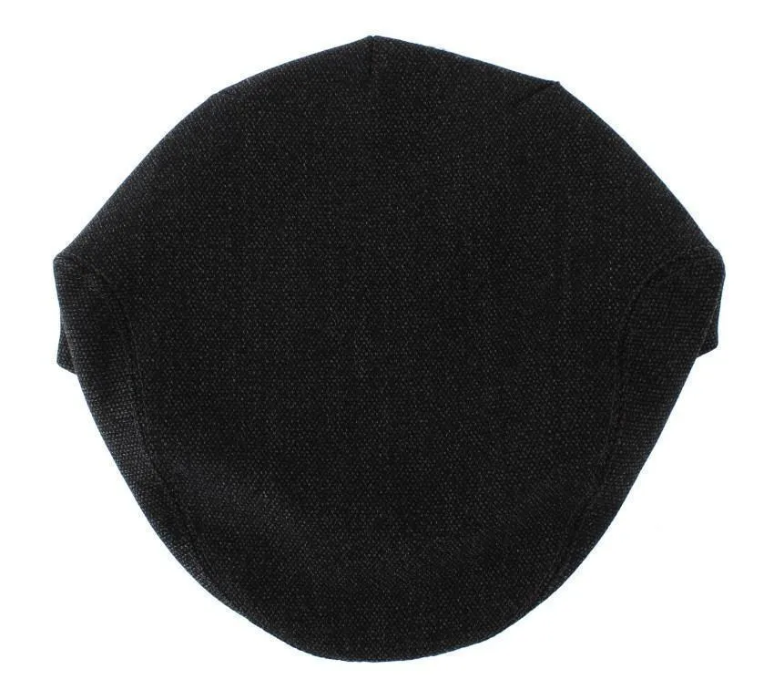 Gray Wool Newsboy Cap