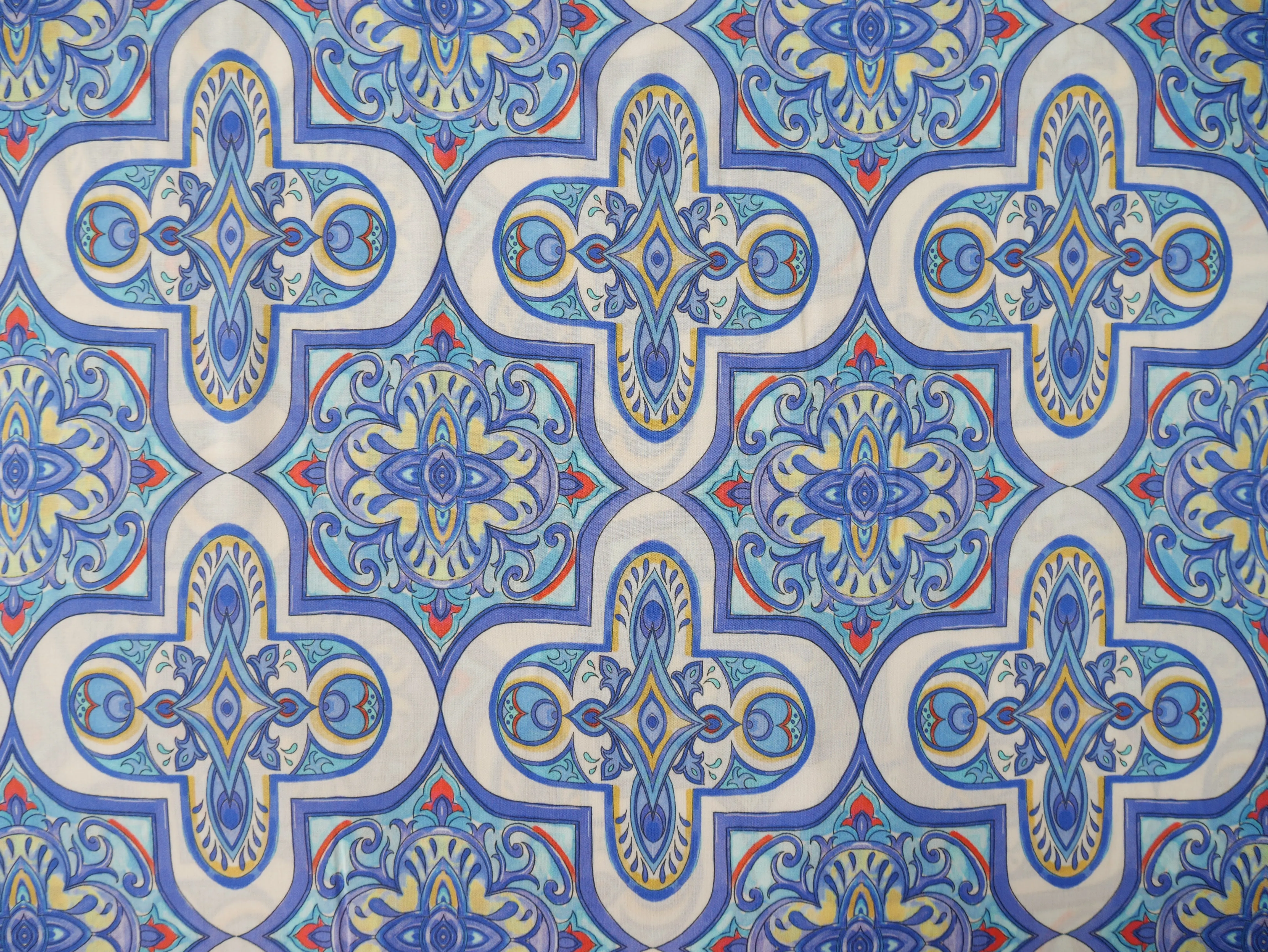 Greek Plaza Viscose Challis Lawn, £17.50 p/m