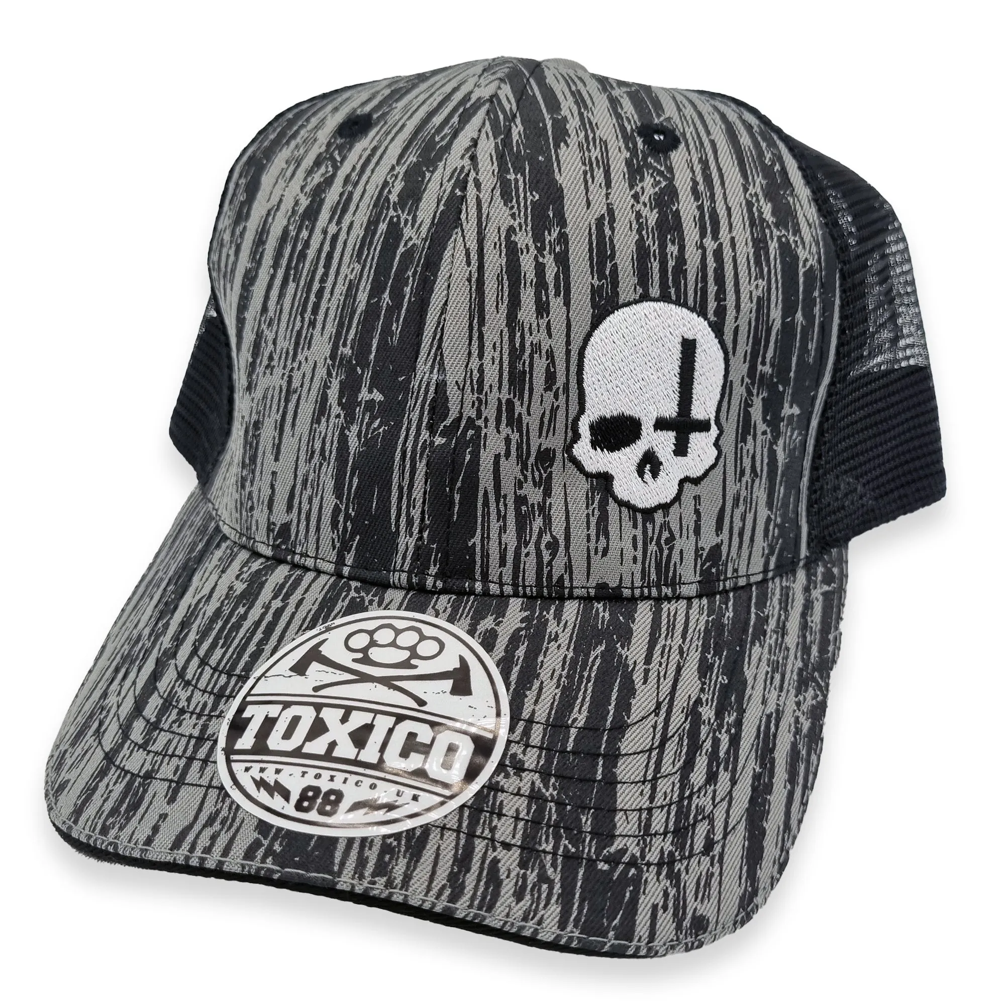 Grey Bark Trucker Hat