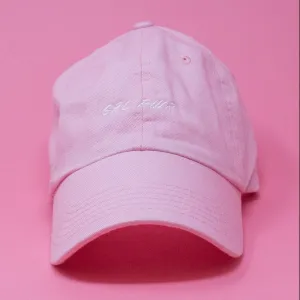 GRL PWR Baseball Cap - Millennial Pink
