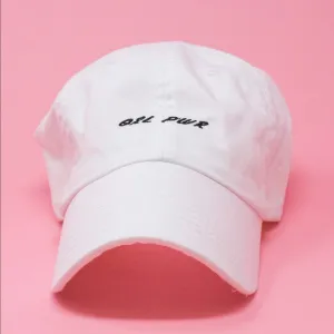 GRL PWR Baseball Cap - White