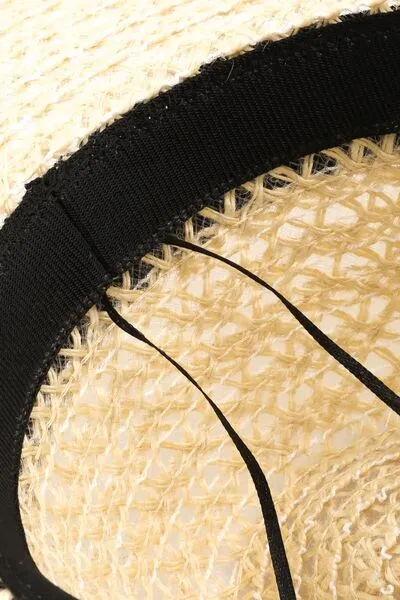 Hazel Blues® |  Fame Wide Brim Straw Weave Sun Hat