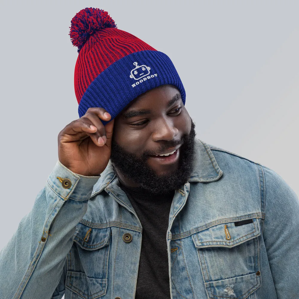 HOODBOT Pom-Pom Beanie