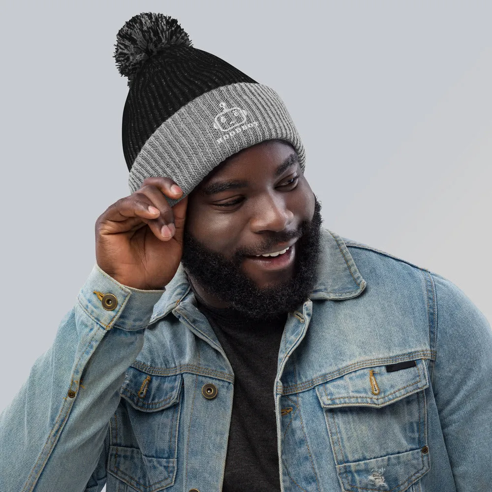 HOODBOT Pom-Pom Beanie