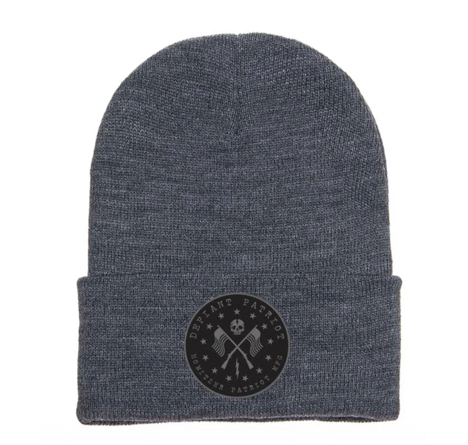 Howitzer Defiant Fold Charcoal Heather Grey Beanie