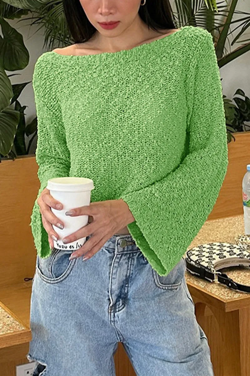 HTR1093 Asymmetrical Knit Top