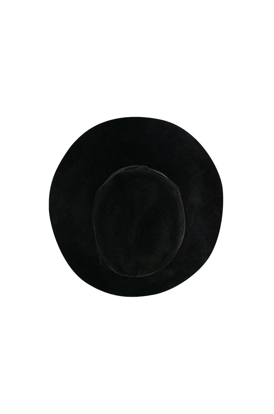 Iconic 1970s Yves Saint Laurent Wide Brim Hat