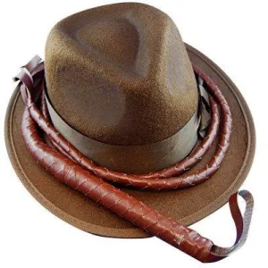 Indiana Jones Hat & Whip Costume Set