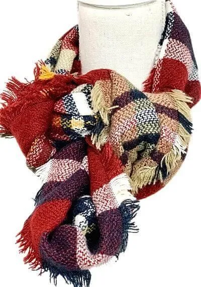 Isle Plaid Infinity Scarf
