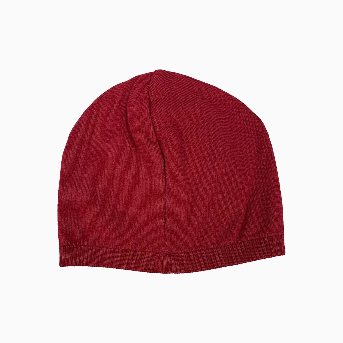Jacquard Crocodile Wool Reversible Beanie Hat