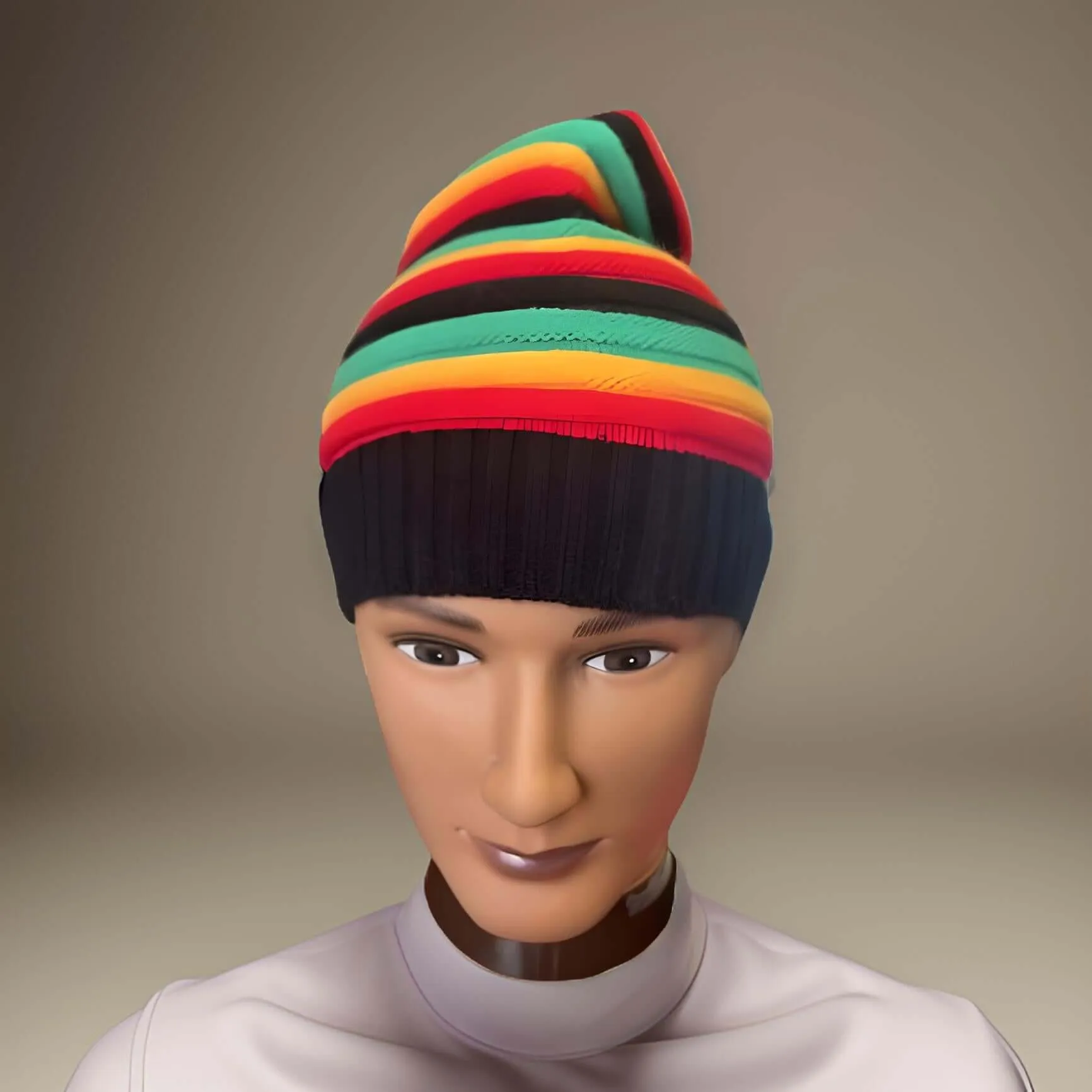 Jamaica Reggae Rasta Hip Pop Marley Winter Slouch Beanie Knit Hat