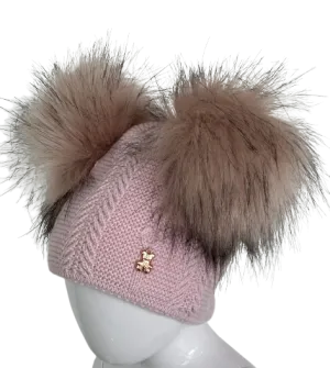 Jamiks Iselin Pom Hat - Light Pink