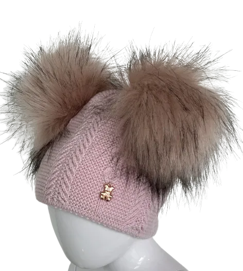 Jamiks Iselin Pom Hat - Light Pink