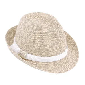 Jeanne Simmons Accessories Fedora White Hat (Women's)