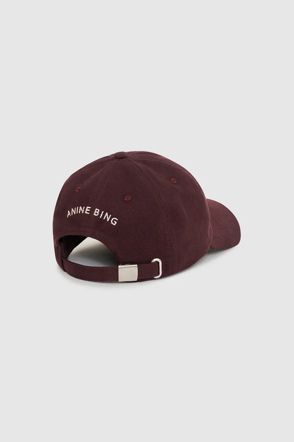 Jeremy Baseball Cap Letterman - Dark Burgundy