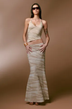 JOLENE SKIRT - NEUTRAL : TIE DYE
