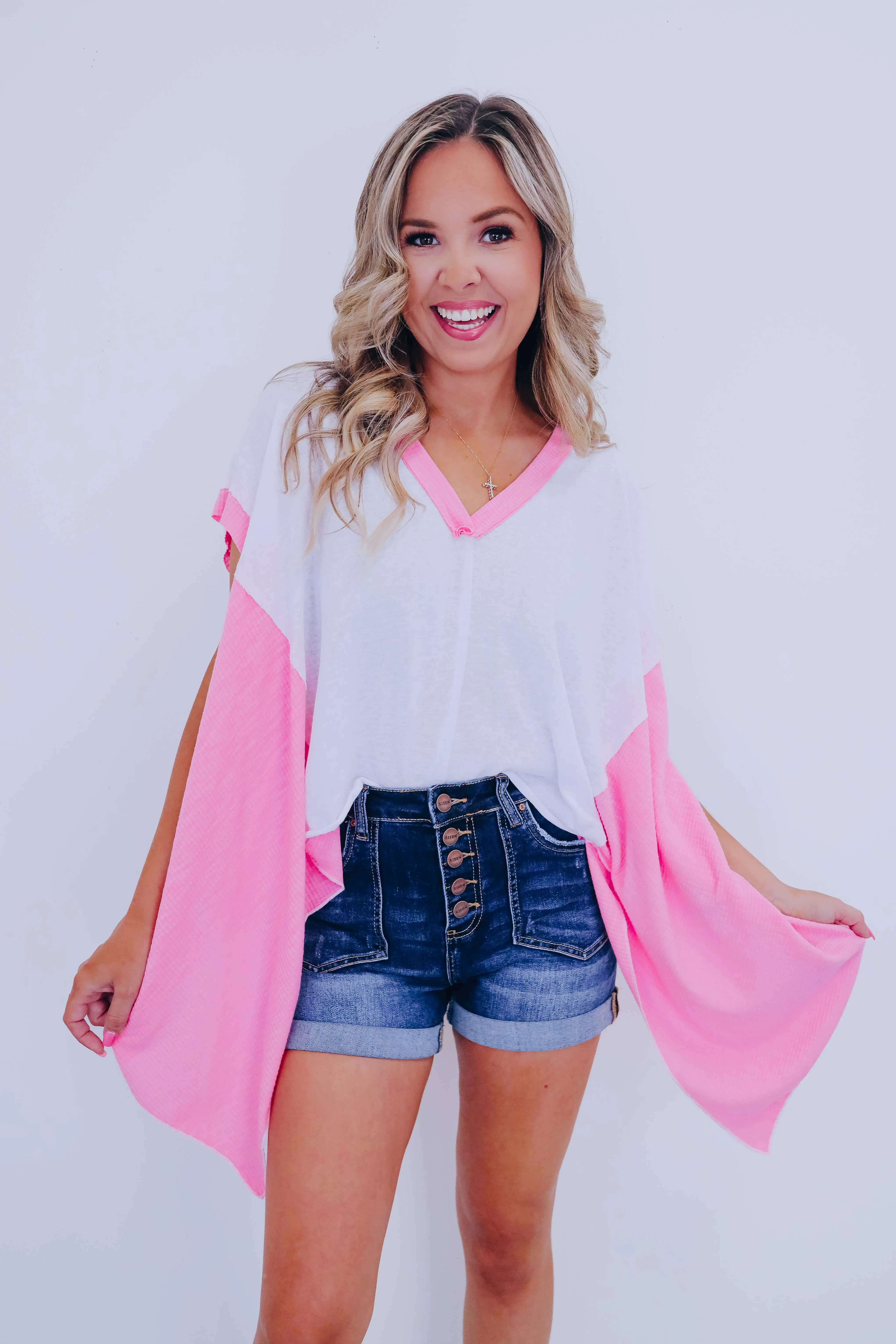 Katie Cropped Asymmetrical Hem Top By POL - 4 Colors