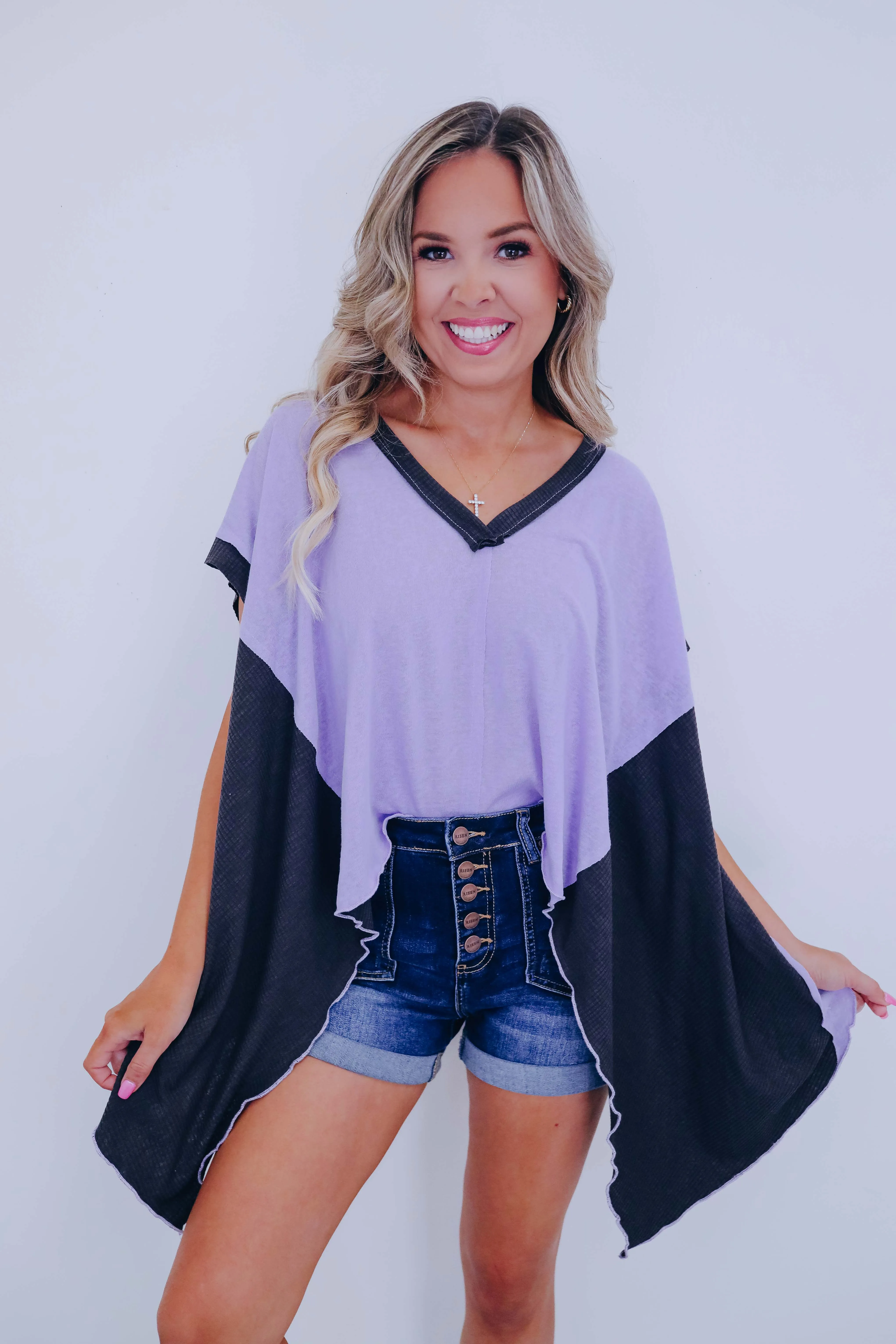 Katie Cropped Asymmetrical Hem Top By POL - 4 Colors