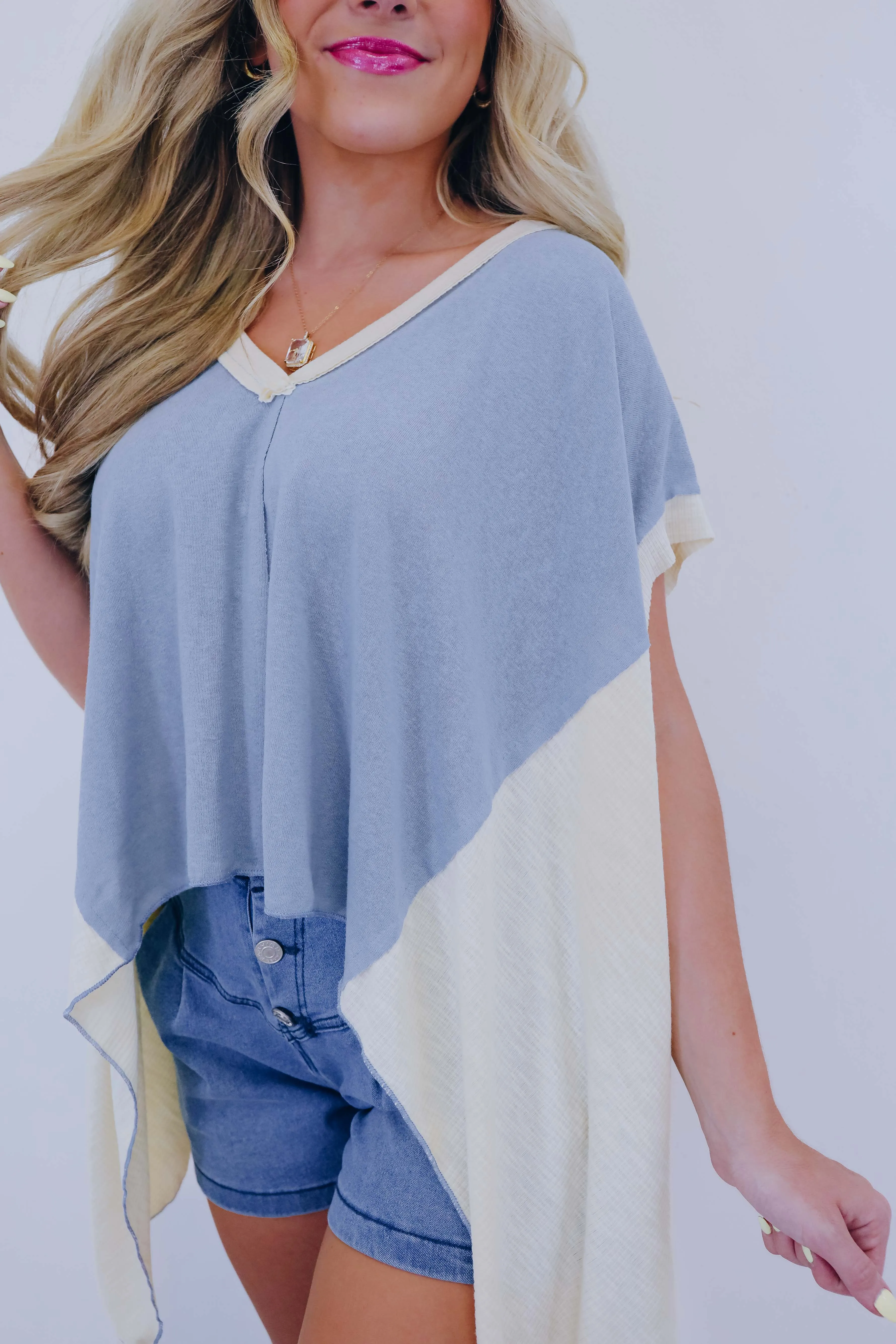 Katie Cropped Asymmetrical Hem Top By POL - 4 Colors